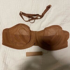 Skims Ultra Fine Mesh Strapless Bra